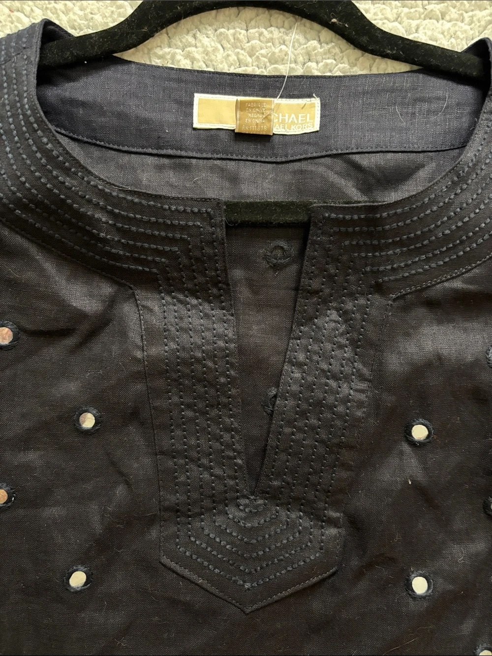 Michael Kors Linen Tunic Size Large